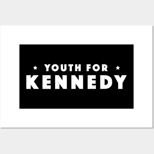 John F. Kennedy - 1960 'Youth for Kennedy (White) Posters and Art